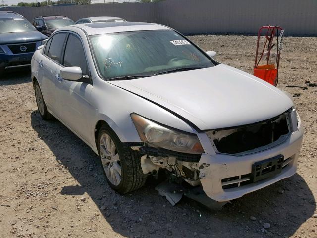 1HGCP36828A078987 - 2008 HONDA ACCORD EXL WHITE photo 1