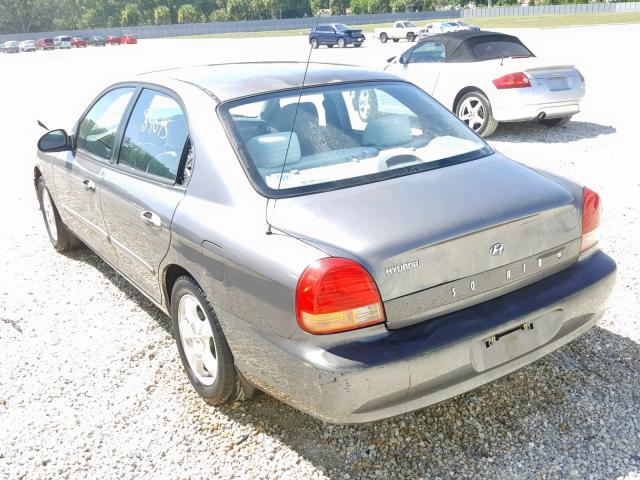 KMHWF25S61A422151 - 2001 HYUNDAI SONATA GL GRAY photo 3