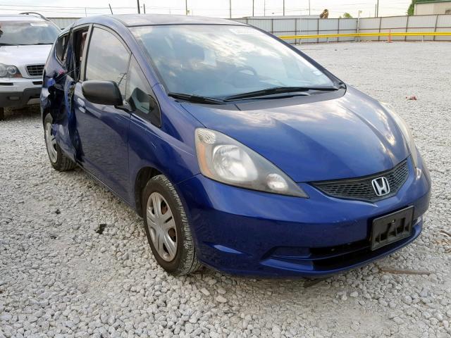 JHMGE8H29AS004542 - 2010 HONDA FIT BLUE photo 1