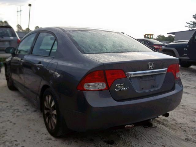 19XFA1F92BE027827 - 2011 HONDA CIVIC EXL 灰色 照片 3