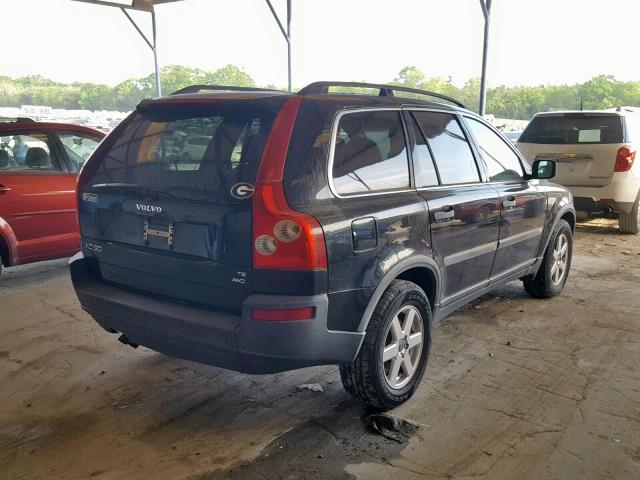 YV1CZ911651170289 - 2005 VOLVO XC90 T6 BLACK photo 4