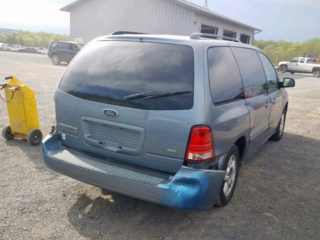 2FMZA522X5BA39048 - 2005 FORD FREESTAR S BLUE photo 4