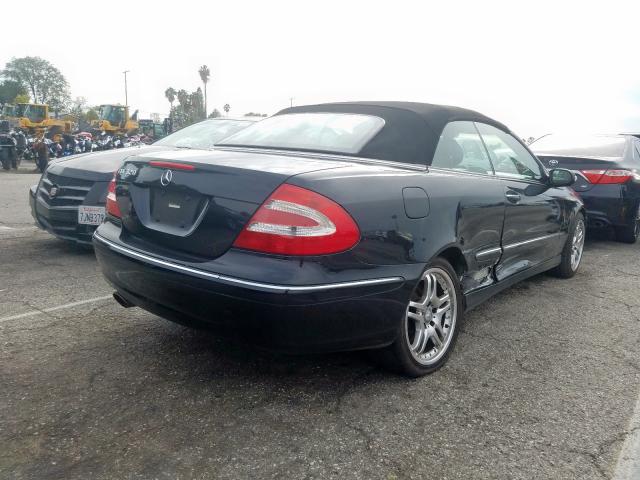 WDBTK65J25F144633 - 2005 MERCEDES-BENZ CLK 320  photo 4