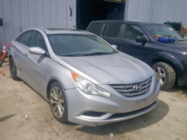 5NPEC4AC2DH597190 - 2013 HYUNDAI SONATA SE SILVER photo 1