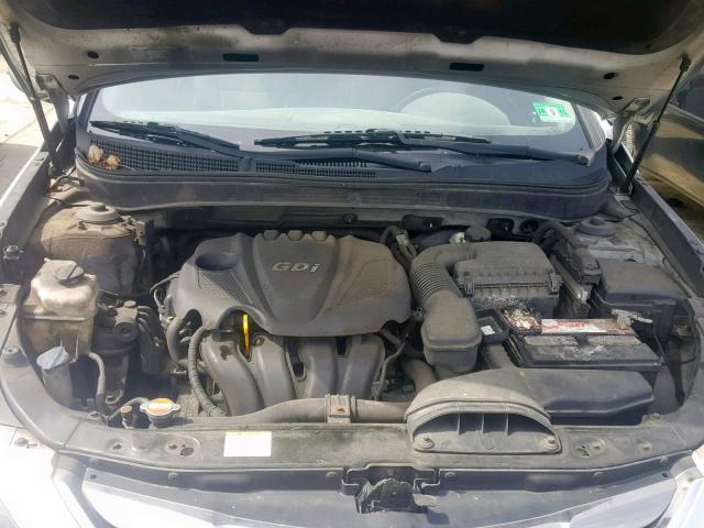 5NPEC4AC2DH597190 - 2013 HYUNDAI SONATA SE SILVER photo 7