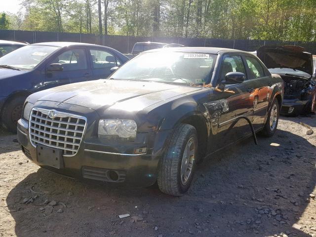 2C3KA53G96H428640 - 2006 CHRYSLER 300 TOURIN BLACK photo 2