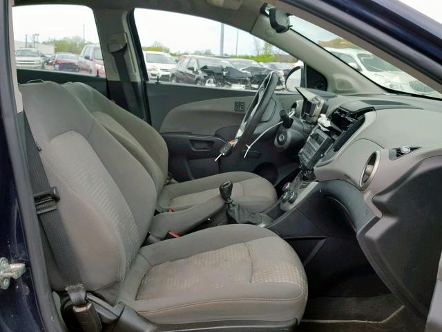 1G1JB5SG1F4152398 - 2015 CHEVROLET SONIC LS BLUE photo 5