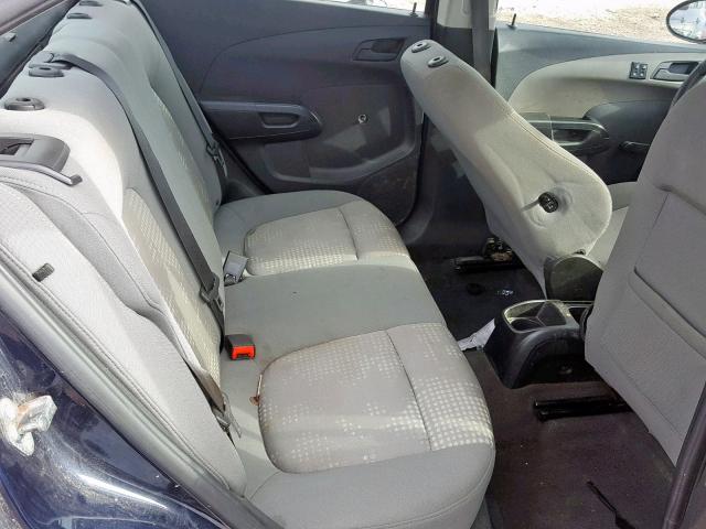 1G1JB5SG1F4152398 - 2015 CHEVROLET SONIC LS BLUE photo 6