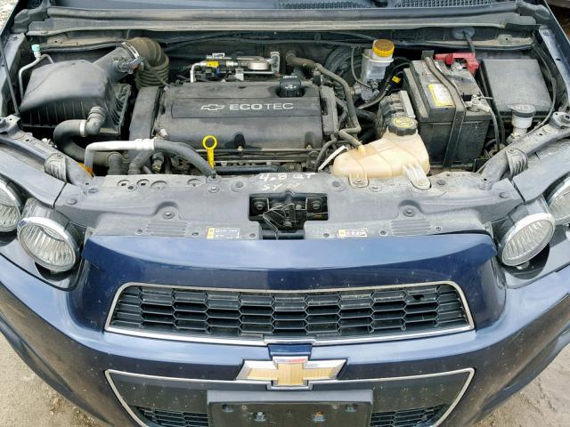 1G1JB5SG1F4152398 - 2015 CHEVROLET SONIC LS BLUE photo 7