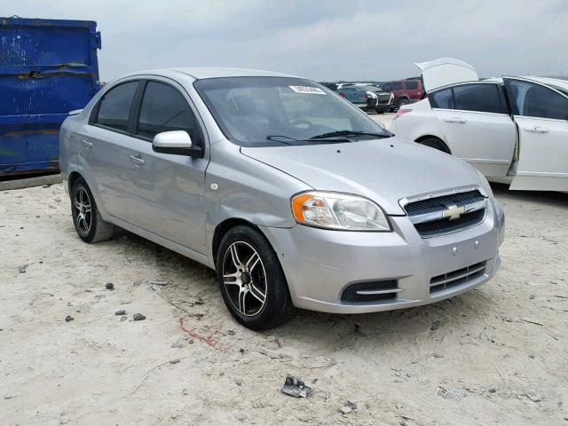 KL1TD56608B076867 - 2008 CHEVROLET AVEO BASE Күміс фото 1