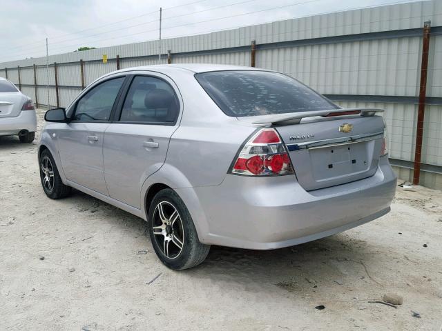 KL1TD56608B076867 - 2008 CHEVROLET AVEO BASE Күміс фото 3