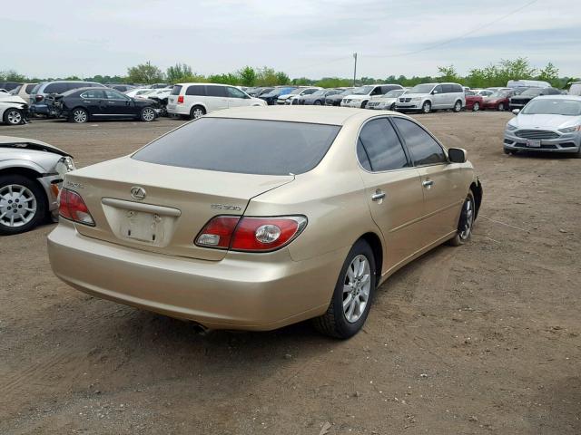 JTHBF30G320059597 - 2002 LEXUS ES 300 GOLD photo 4