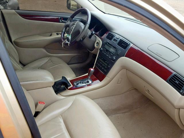 JTHBF30G320059597 - 2002 LEXUS ES 300 GOLD photo 5