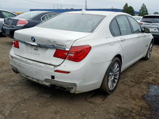 WBAKC6C50AC393702 - 2010 BMW 750 I WHITE photo 4