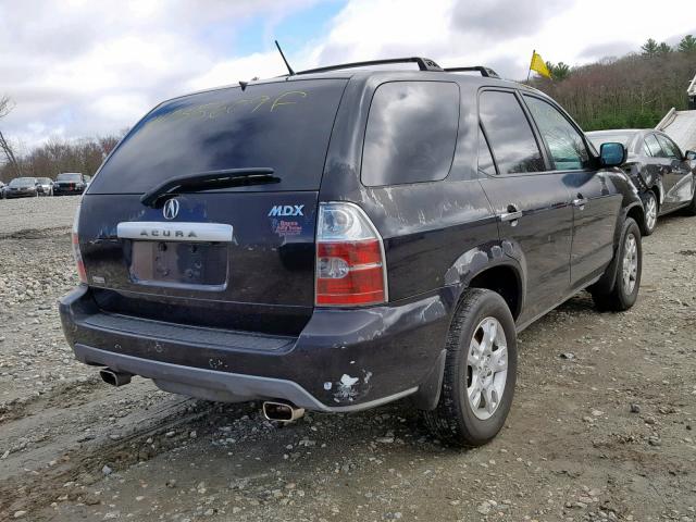 2HNYD18804H551337 - 2004 ACURA MDX TOURIN BLACK photo 4