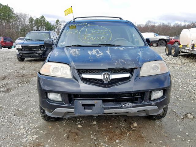 2HNYD18804H551337 - 2004 ACURA MDX TOURIN BLACK photo 9