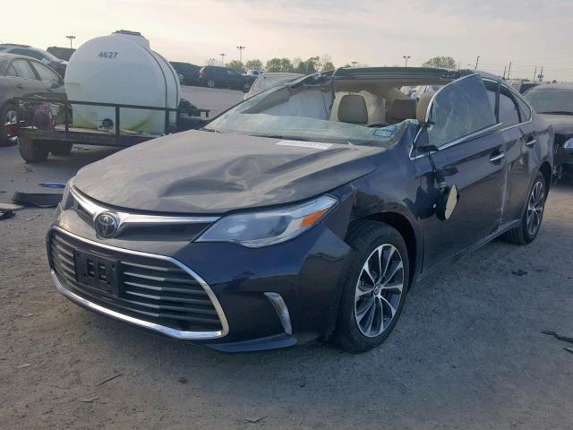 4T1BK1EB6HU246375 - 2017 TOYOTA AVALON XLE BLACK photo 2