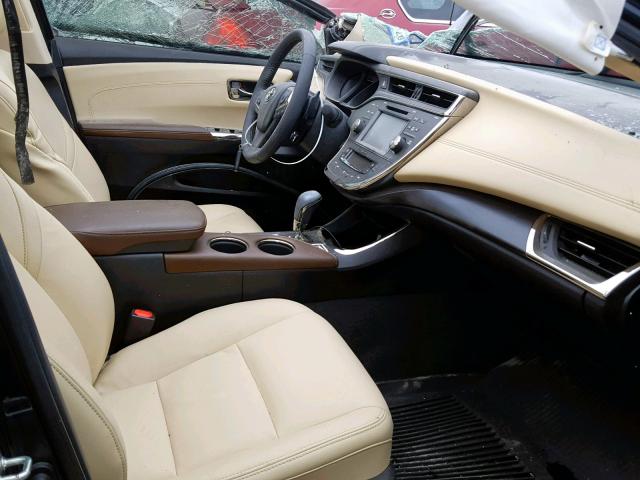 4T1BK1EB6HU246375 - 2017 TOYOTA AVALON XLE BLACK photo 5