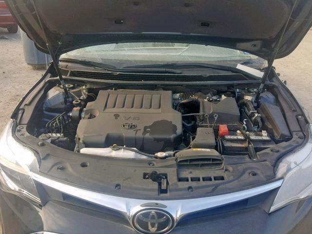 4T1BK1EB6HU246375 - 2017 TOYOTA AVALON XLE BLACK photo 7