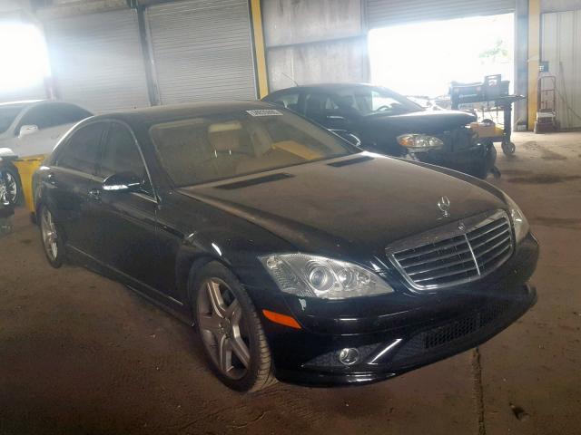 WDDNG71X87A107698 - 2007 MERCEDES-BENZ S 550 BLACK photo 1