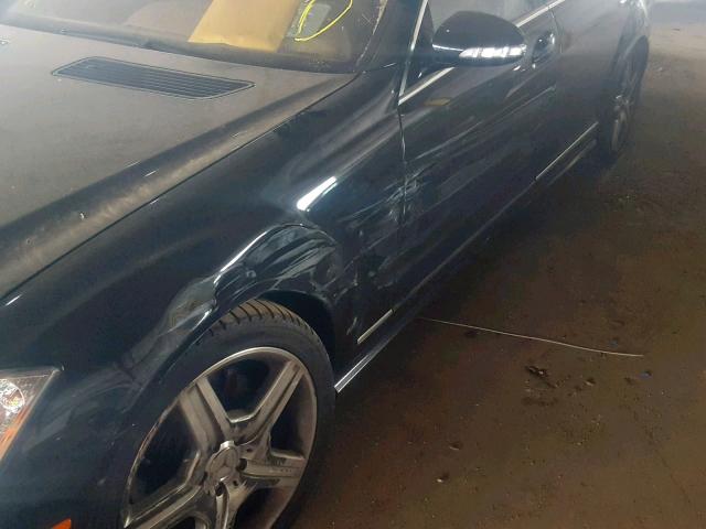 WDDNG71X87A107698 - 2007 MERCEDES-BENZ S 550 BLACK photo 9