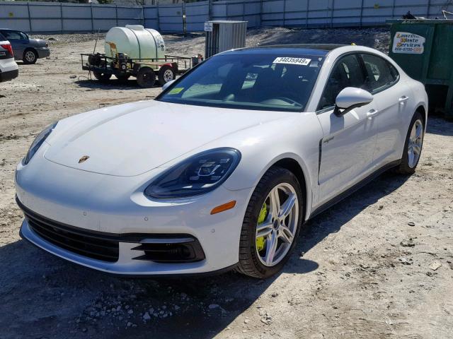 WP0AE2A76JL127851 - 2018 PORSCHE PANAMERA 4 WHITE photo 2