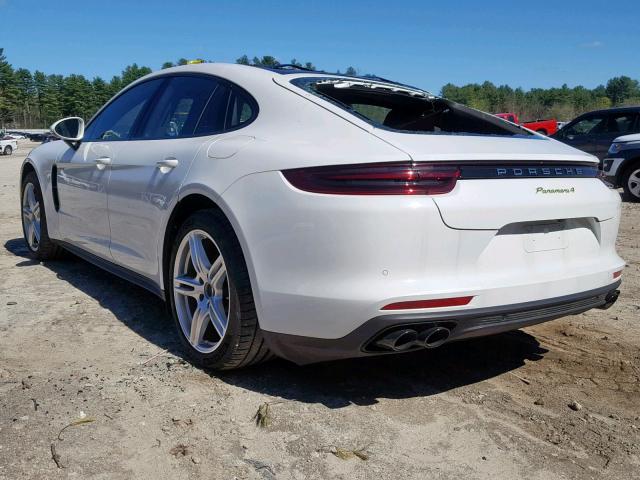 WP0AE2A76JL127851 - 2018 PORSCHE PANAMERA 4 WHITE photo 3