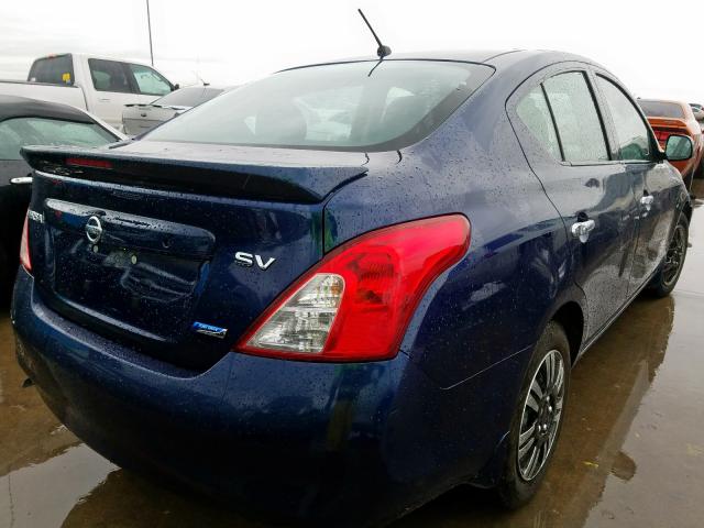 3N1CN7AP0EK460393 - 2014 NISSAN VERSA S  photo 4