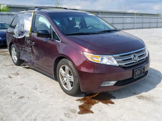 5FNRL5H96CB061454 - 2012 HONDA ODYSSEY TO MAROON photo 1