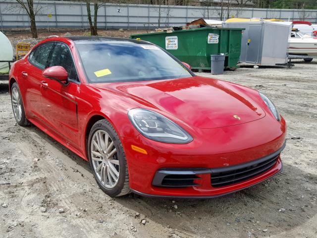 WP0AA2A72JL100299 - 2018 PORSCHE PANAMERA 4 RED photo 1