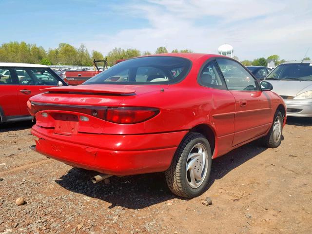 3FAKP1136XR146339 - 1999 FORD ESCORT ZX2 RED photo 4