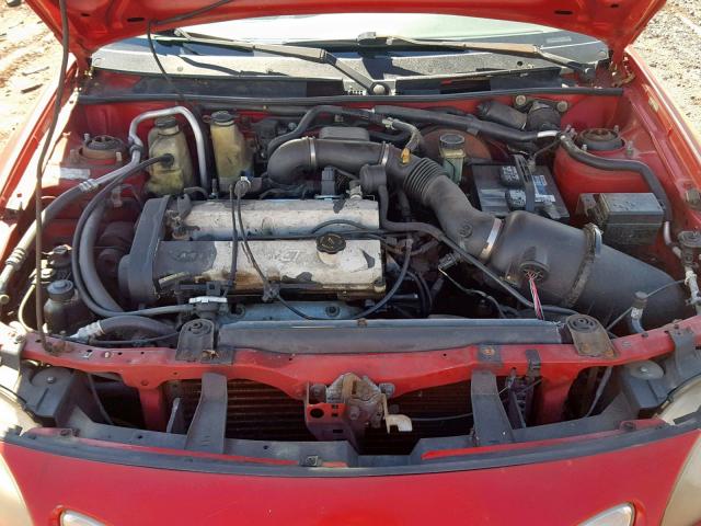 3FAKP1136XR146339 - 1999 FORD ESCORT ZX2 RED photo 7