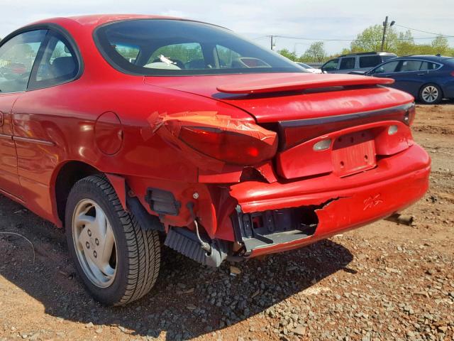 3FAKP1136XR146339 - 1999 FORD ESCORT ZX2 RED photo 9