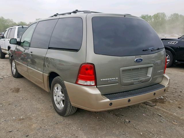 2FMDA58294BA96244 - 2004 FORD FREESTAR L GREEN photo 3