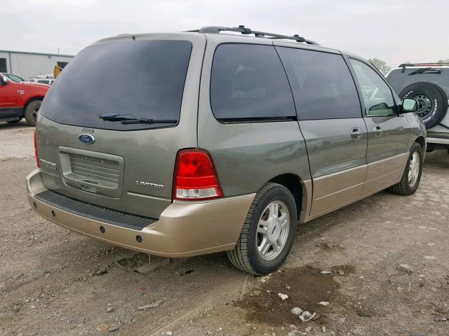 2FMDA58294BA96244 - 2004 FORD FREESTAR L GREEN photo 4