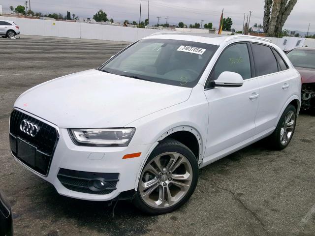 WA1GFCFS6FR002812 - 2015 AUDI Q3 PRESTIG WHITE photo 2