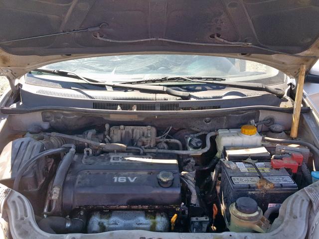 KL1TD56628B110212 - 2008 CHEVROLET AVEO BASE ვერცხლისფერი ფოტო 7