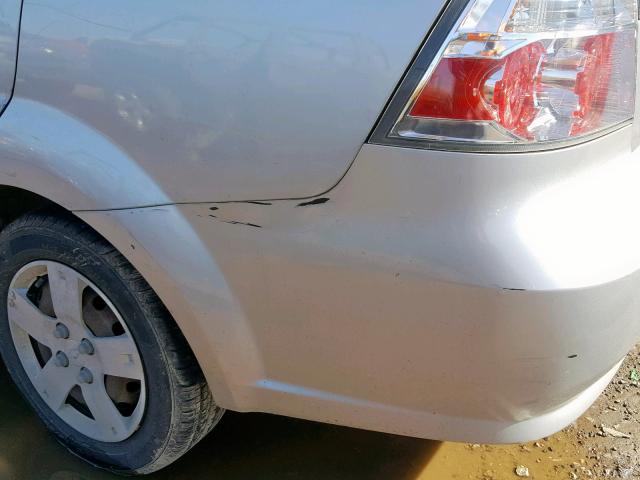 KL1TD56628B110212 - 2008 CHEVROLET AVEO BASE ვერცხლისფერი ფოტო 9