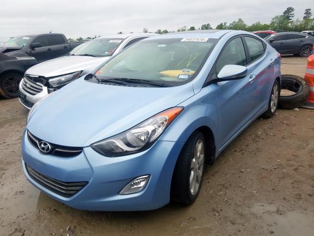 KMHDH4AE7DU534635 - 2013 HYUNDAI ELANTRA GLS  photo 2