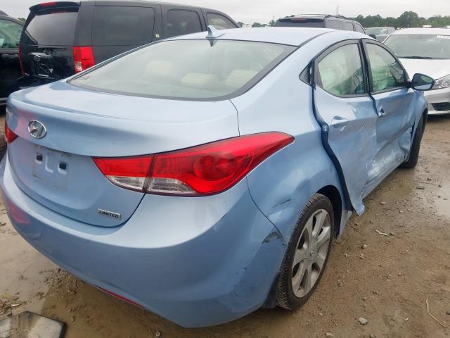 KMHDH4AE7DU534635 - 2013 HYUNDAI ELANTRA GLS  photo 4