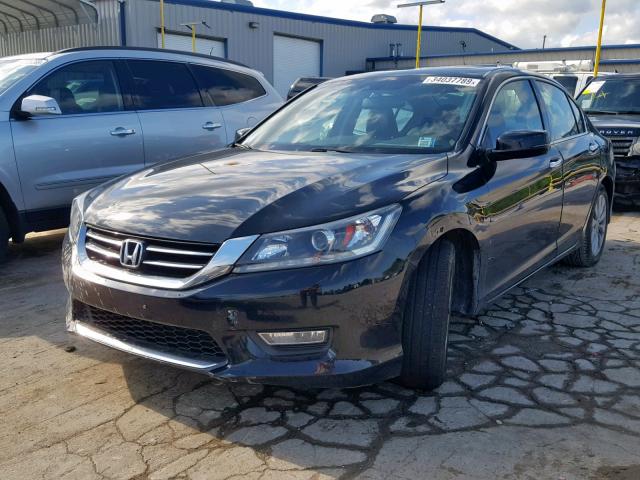 1HGCR3F85DA044997 - 2013 HONDA ACCORD EXL BLACK photo 2