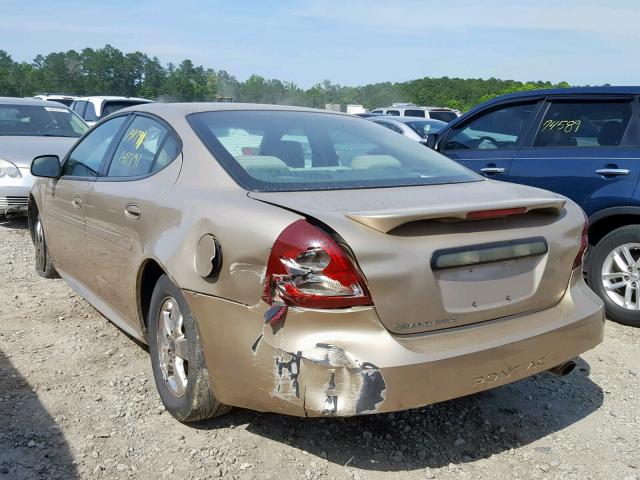 2G2WP522051194031 - 2005 PONTIAC GRAND PRIX GOLD photo 3