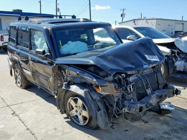 1J4RH4GT3AC137385 - 2010 JEEP COMMANDER BLACK photo 1