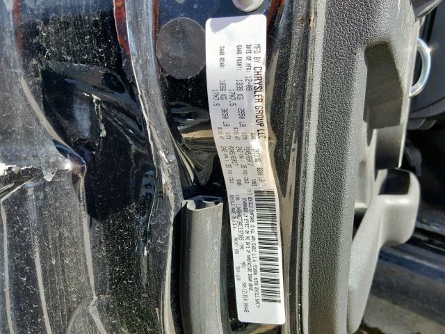 1J4RH4GT3AC137385 - 2010 JEEP COMMANDER BLACK photo 10