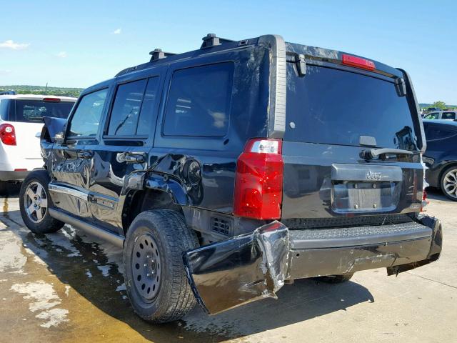 1J4RH4GT3AC137385 - 2010 JEEP COMMANDER BLACK photo 3