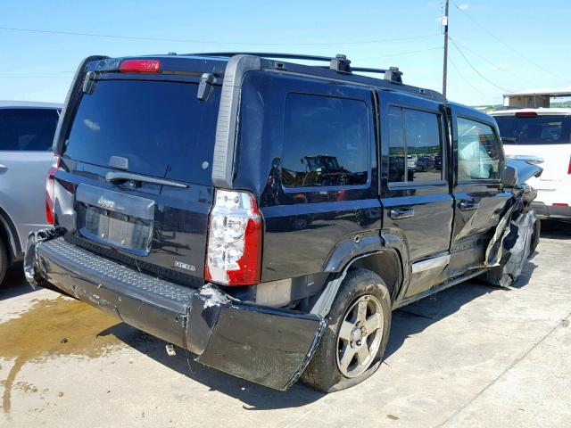 1J4RH4GT3AC137385 - 2010 JEEP COMMANDER BLACK photo 4