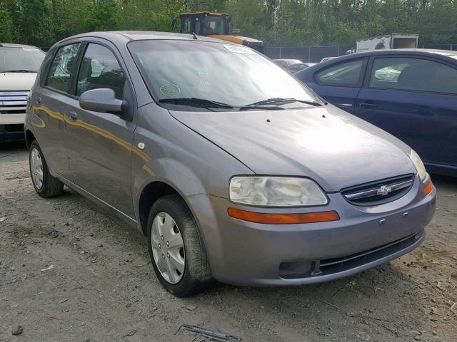 KL1TD66676B620249 - 2006 CHEVROLET AVEO BASE Boz foto 1