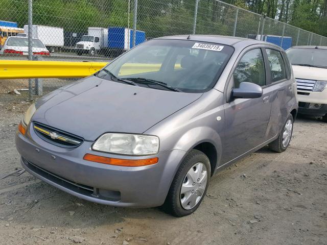KL1TD66676B620249 - 2006 CHEVROLET AVEO BASE Boz foto 2