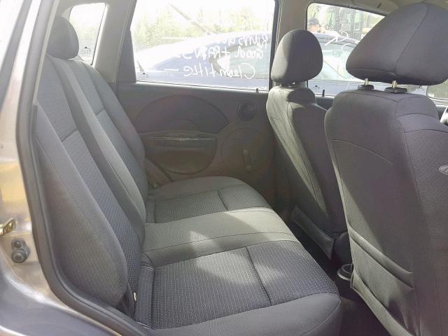 KL1TD66676B620249 - 2006 CHEVROLET AVEO BASE Boz foto 6