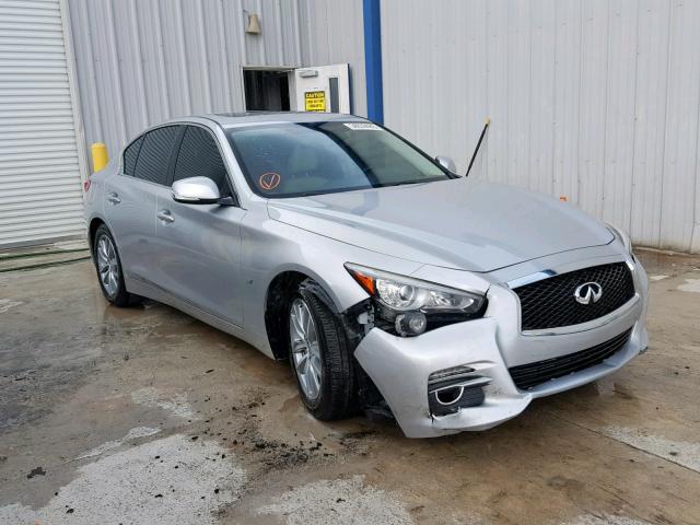 JN1BV7AP7FM334495 - 2015 INFINITI Q50 BASE SILVER photo 1